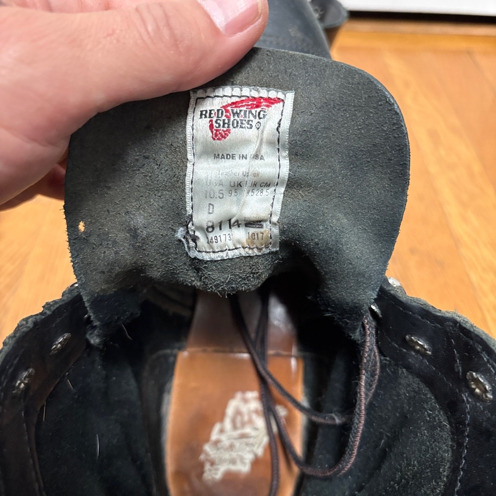 Red Wing Iron Ranger 8114 – Black Harness – 10.5D – Broken In Right - Picture 8 of 9